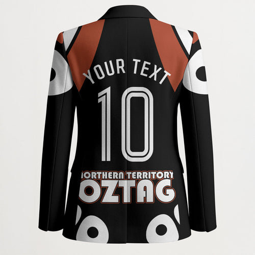 Personalised Northern Territory Oztag Blazer Aboriginal Dot Art Australian Sports