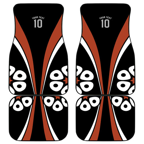 Personalised Northern Territory Oztag Car Mats Aboriginal Dot Art Australian Sports