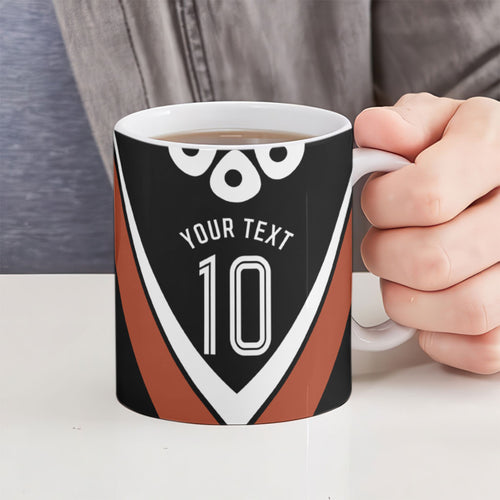 Personalised Northern Territory Oztag Ceramic Mug Aboriginal Dot Art Australian Sports