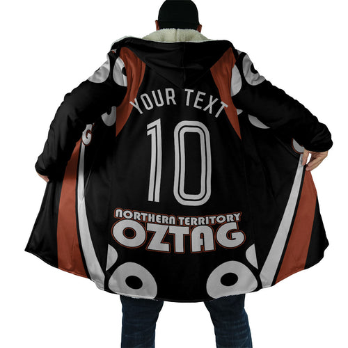 Personalised Northern Territory Oztag Cloak Aboriginal Dot Art Australian Sports