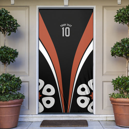 Personalised Northern Territory Oztag Door Cover Aboriginal Dot Art Australian Sports