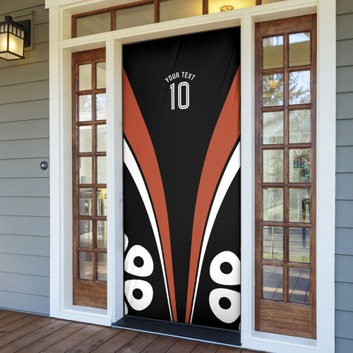Personalised Northern Territory Oztag Door Cover Aboriginal Dot Art Australian Sports