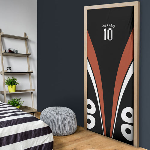 Personalised Northern Territory Oztag Door Cover Aboriginal Dot Art Australian Sports