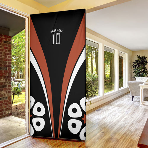 Personalised Northern Territory Oztag Door Cover Aboriginal Dot Art Australian Sports