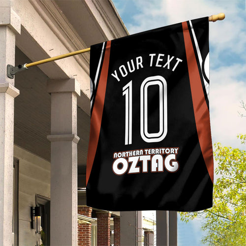 Personalised Northern Territory Oztag Garden Flag Aboriginal Dot Art Australian Sports
