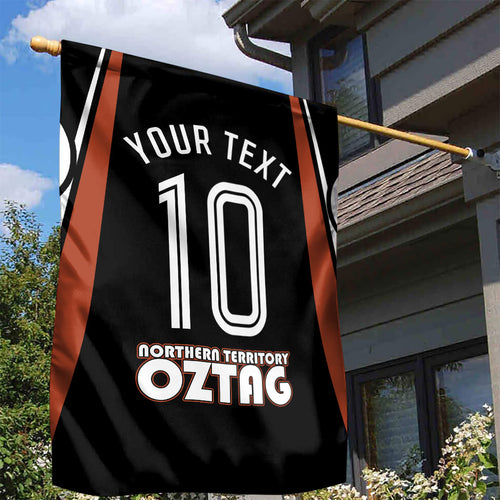 Personalised Northern Territory Oztag Garden Flag Aboriginal Dot Art Australian Sports