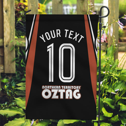 Personalised Northern Territory Oztag Garden Flag Aboriginal Dot Art Australian Sports