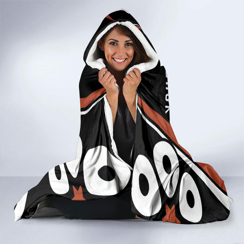 Personalised Northern Territory Oztag Hooded Blanket Aboriginal Dot Art Australian Sports