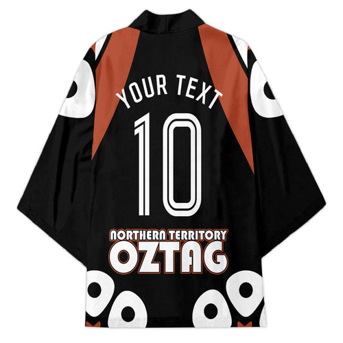 Personalised Northern Territory Oztag Kimono Aboriginal Dot Art Australian Sports