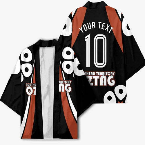 Personalised Northern Territory Oztag Kimono Aboriginal Dot Art Australian Sports