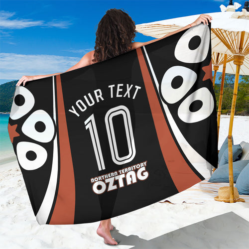 Personalised Northern Territory Oztag Sarong Aboriginal Dot Art Australian Sports