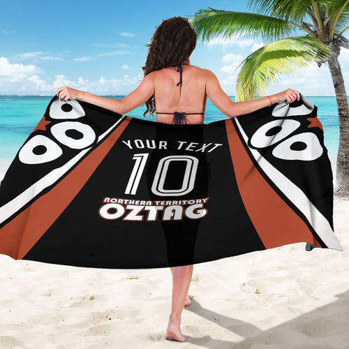 Personalised Northern Territory Oztag Sarong Aboriginal Dot Art Australian Sports
