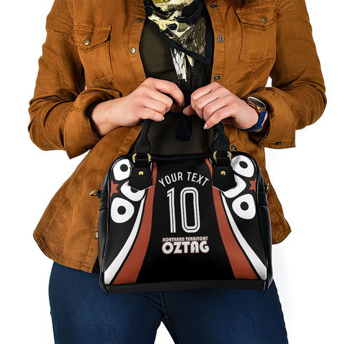 Personalised Northern Territory Oztag Shoulder Handbag Aboriginal Dot Art Australian Sports