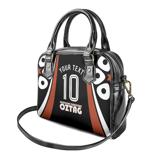 Personalised Northern Territory Oztag Shoulder Handbag Aboriginal Dot Art Australian Sports