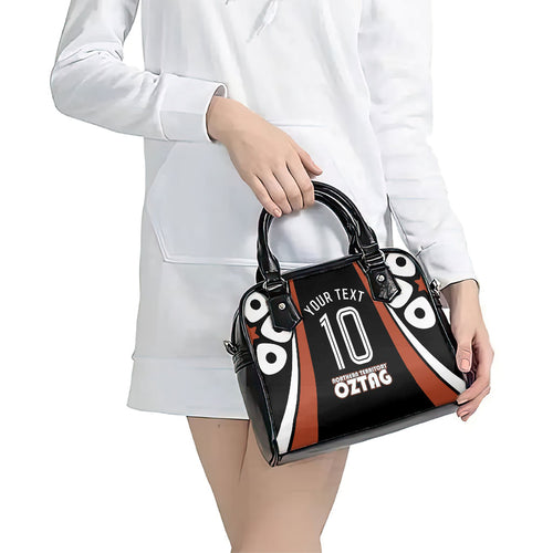 Personalised Northern Territory Oztag Shoulder Handbag Aboriginal Dot Art Australian Sports