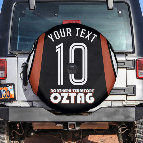 Personalised Northern Territory Oztag Spare Tire Cover Aboriginal Dot Art Australian Sports