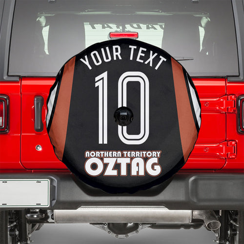 Personalised Northern Territory Oztag Spare Tire Cover Aboriginal Dot Art Australian Sports