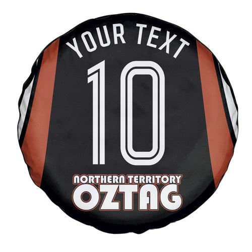 Personalised Northern Territory Oztag Spare Tire Cover Aboriginal Dot Art Australian Sports