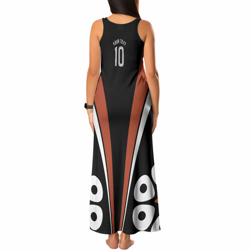 Personalised Northern Territory Oztag Tank Maxi Dress Aboriginal Dot Art Australian Sports