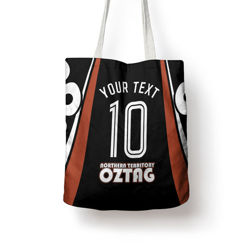 Personalised Northern Territory Oztag Tote Bag Aboriginal Dot Art Australian Sports