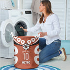 Personalized Northern Territory Oztag Laundry Basket Dynamic Geometric Star Graphic