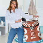Personalized Northern Territory Oztag Laundry Basket Dynamic Geometric Star Graphic