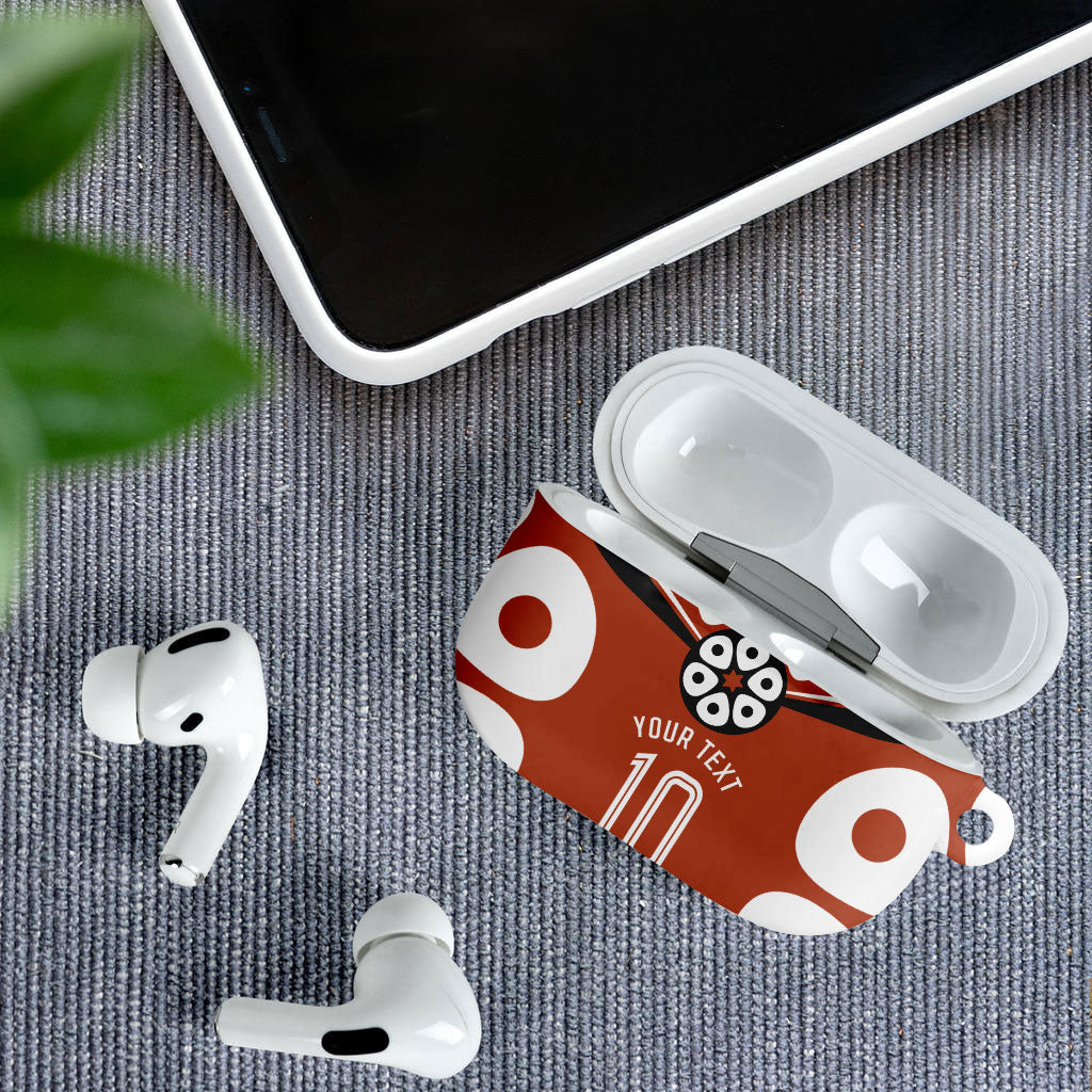 Personalized Northern Territory Oztag AirPods Case Dynamic Geometric Star Graphic