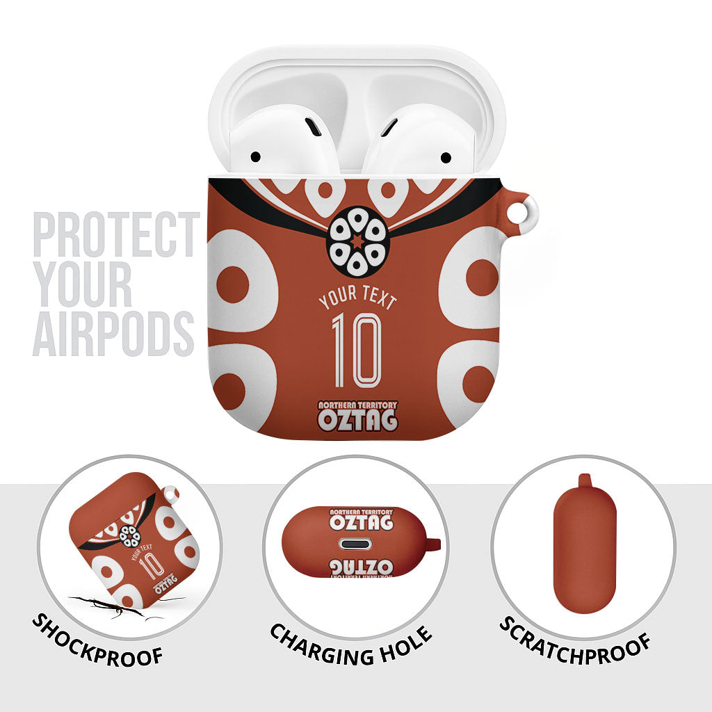 Personalized Northern Territory Oztag AirPods Case Dynamic Geometric Star Graphic