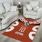 Personalized Northern Territory Oztag Area Rug Dynamic Geometric Star Graphic