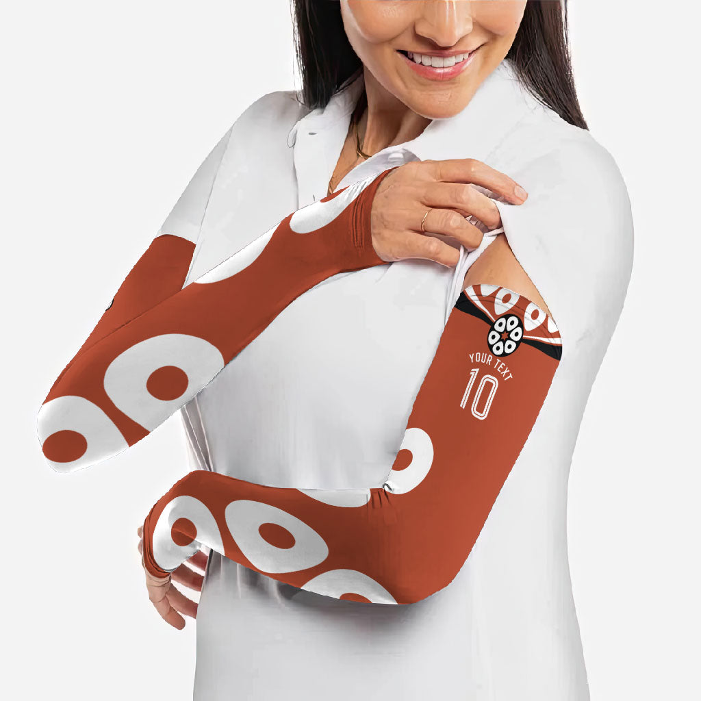 Personalized Northern Territory Oztag Arm Sleeves Dynamic Geometric Star Graphic