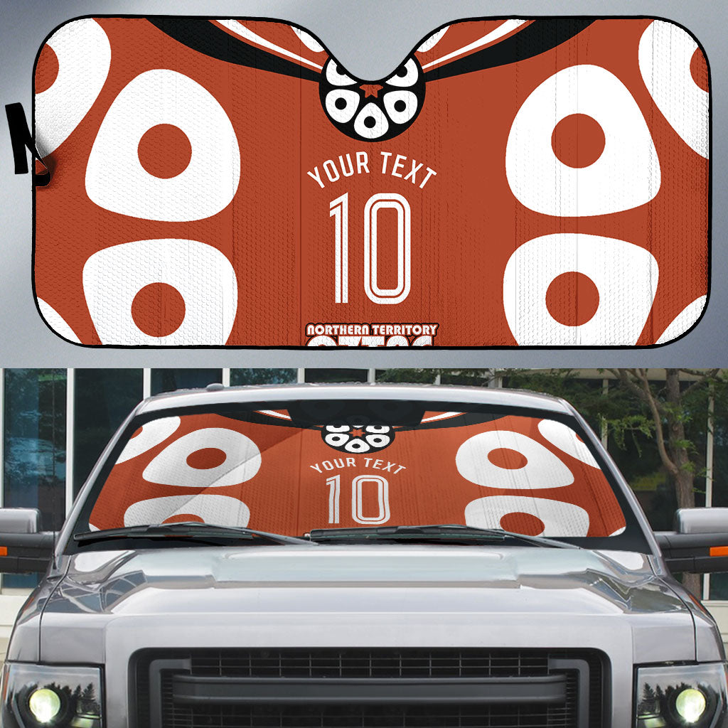 Personalized Northern Territory Oztag Auto Sun Shade Dynamic Geometric Star Graphic