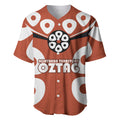 Personalized Northern Territory Oztag Baseball Jersey Dynamic Geometric Star Graphic
