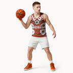 Personalized Northern Territory Oztag Basketball Jersey Dynamic Geometric Star Graphic