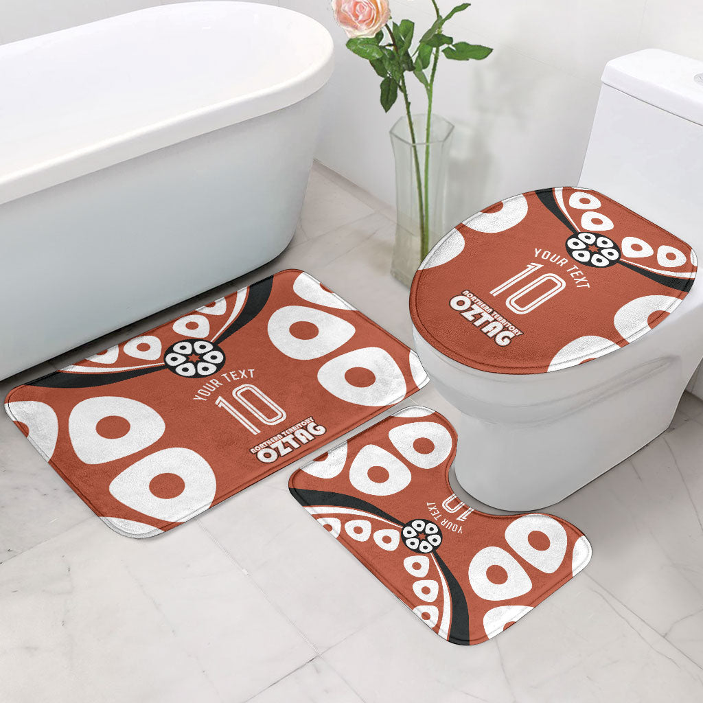 Personalized Northern Territory Oztag Bathroom Set Dynamic Geometric Star Graphic