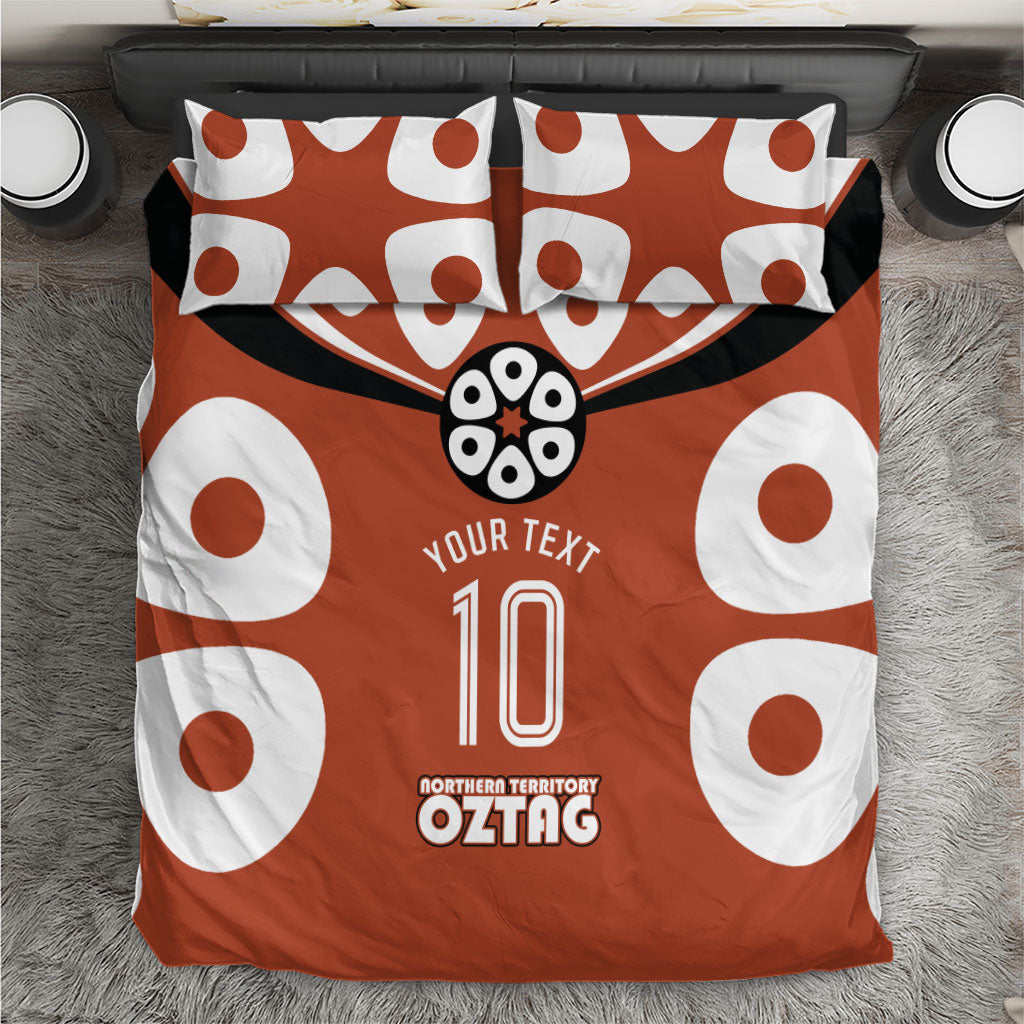 Personalized Northern Territory Oztag Bedding Set Dynamic Geometric Star Graphic