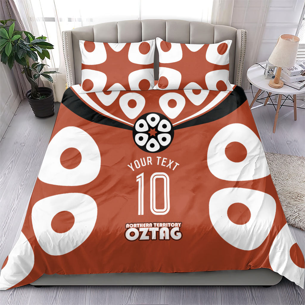 Personalized Northern Territory Oztag Bedding Set Dynamic Geometric Star Graphic