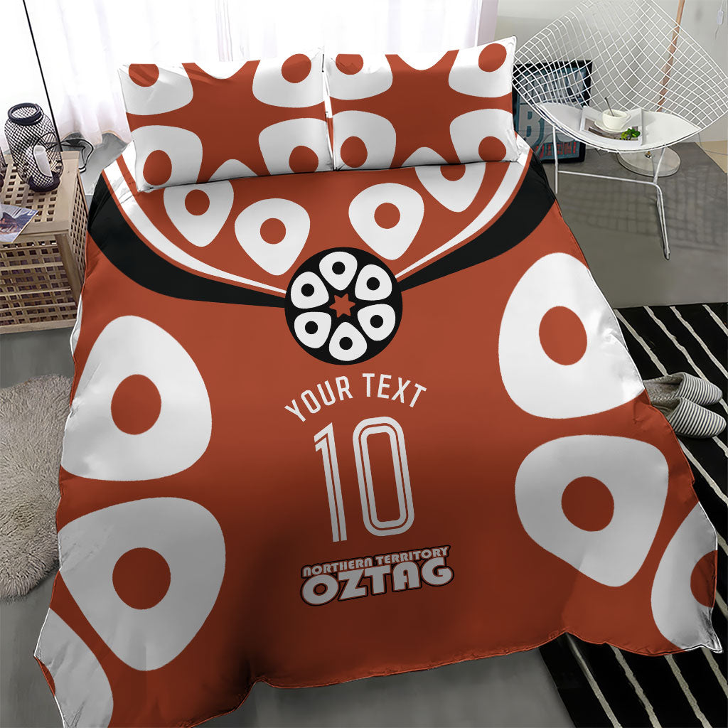 Personalized Northern Territory Oztag Bedding Set Dynamic Geometric Star Graphic