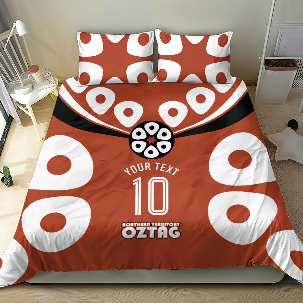 Personalized Northern Territory Oztag Bedding Set Dynamic Geometric Star Graphic