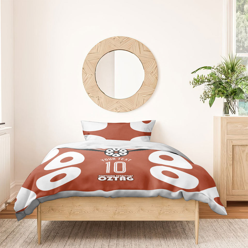 Personalized Northern Territory Oztag Bedding Set Dynamic Geometric Star Graphic
