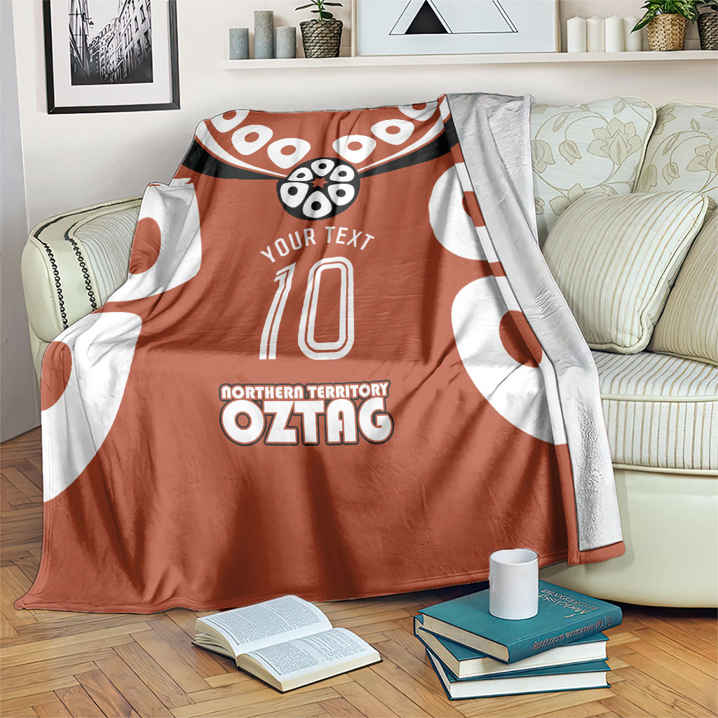 Personalized Northern Territory Oztag Blanket Dynamic Geometric Star Graphic