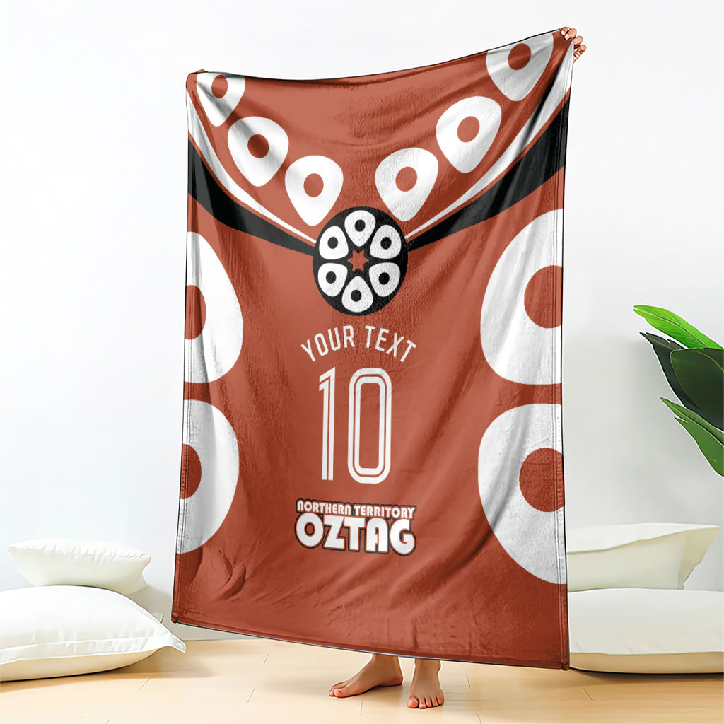 Personalized Northern Territory Oztag Blanket Dynamic Geometric Star Graphic