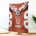Personalized Northern Territory Oztag Blanket Dynamic Geometric Star Graphic