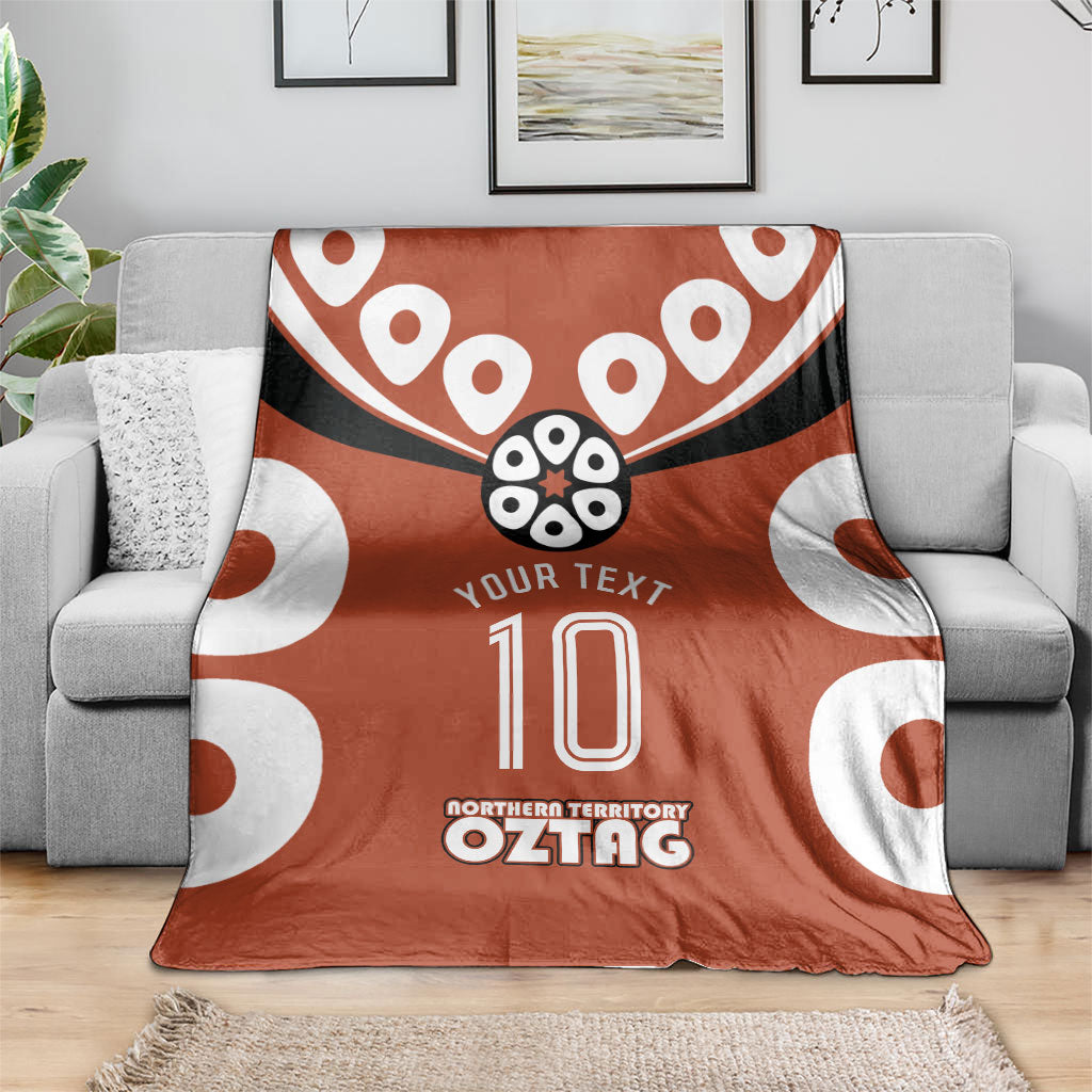 Personalized Northern Territory Oztag Blanket Dynamic Geometric Star Graphic