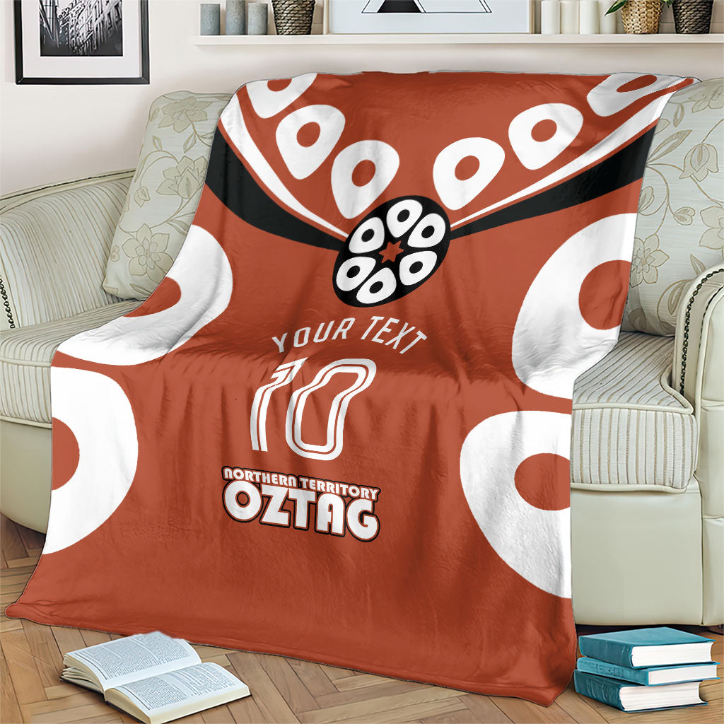 Personalized Northern Territory Oztag Blanket Dynamic Geometric Star Graphic