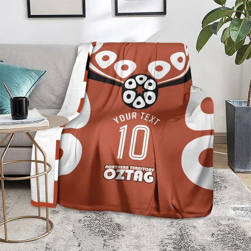 Personalized Northern Territory Oztag Blanket Dynamic Geometric Star Graphic
