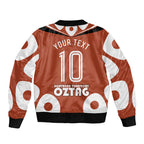 Personalized Northern Territory Oztag Bomber Jacket Dynamic Geometric Star Graphic