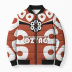 Personalized Northern Territory Oztag Bomber Puffer Jacket Dynamic Geometric Star Graphic