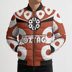 Personalized Northern Territory Oztag Bomber Puffer Jacket Dynamic Geometric Star Graphic