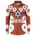 Personalized Northern Territory Oztag Button Sweatshirt Dynamic Geometric Star Graphic