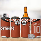 Personalized Northern Territory Oztag 4 in 1 Can Cooler Tumbler Dynamic Geometric Star Graphic